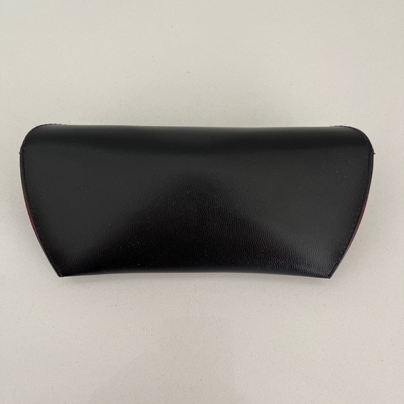 RAY-BAN Sunglasses Case Black Exterior Red Interior Unisex Classic Travel - Picture 6 of 8